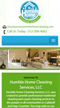 Mobile Screenshot of humblehomecleaning.com